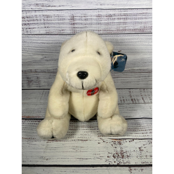NWT Vintage Coca Cola Polar Bear Plush, 1995 - Picture 1 of 9